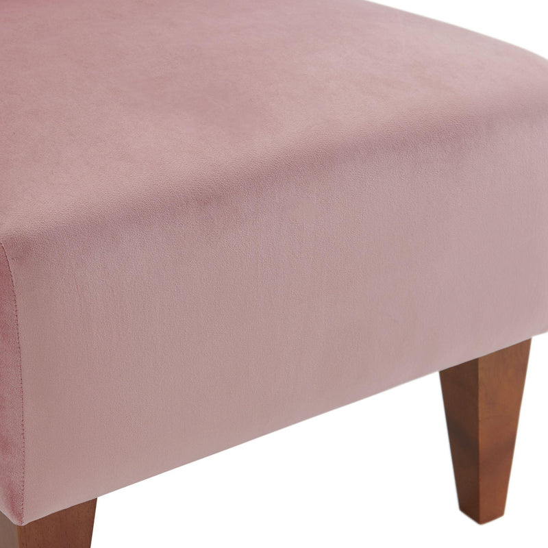 Elements International Scarlett Slipper Chair In Broadway Blush IMAGE 5