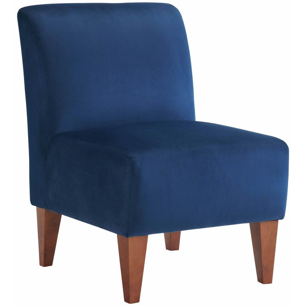  Elements International Scarlett Slipper Chair In Broadway Navy IMAGE 1