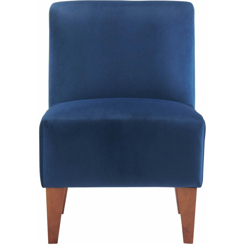  Elements International Scarlett Slipper Chair In Broadway Navy IMAGE 2