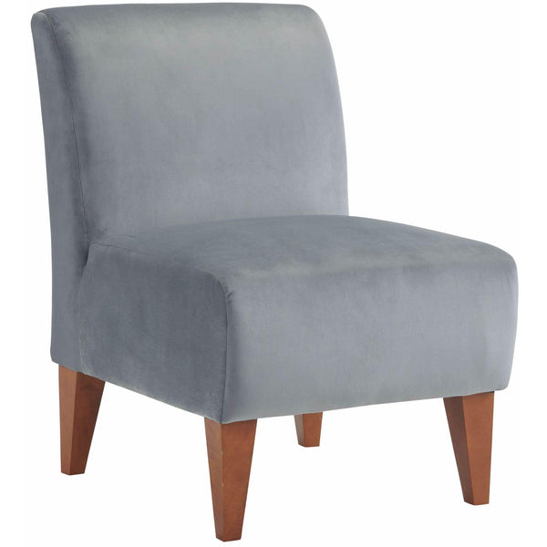 Elements International Scarlett Slipper Chair In Broadway Gun Metal IMAGE 1