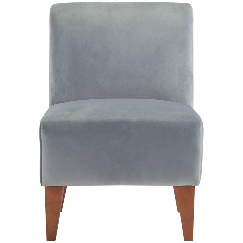  Elements International Scarlett Slipper Chair In Broadway Gun Metal IMAGE 2