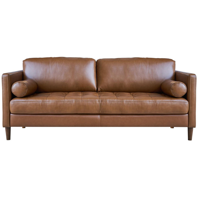 Elements International Stockholm Large Sofa in Fiero Tan (Top Grain/PVC) IMAGE 2