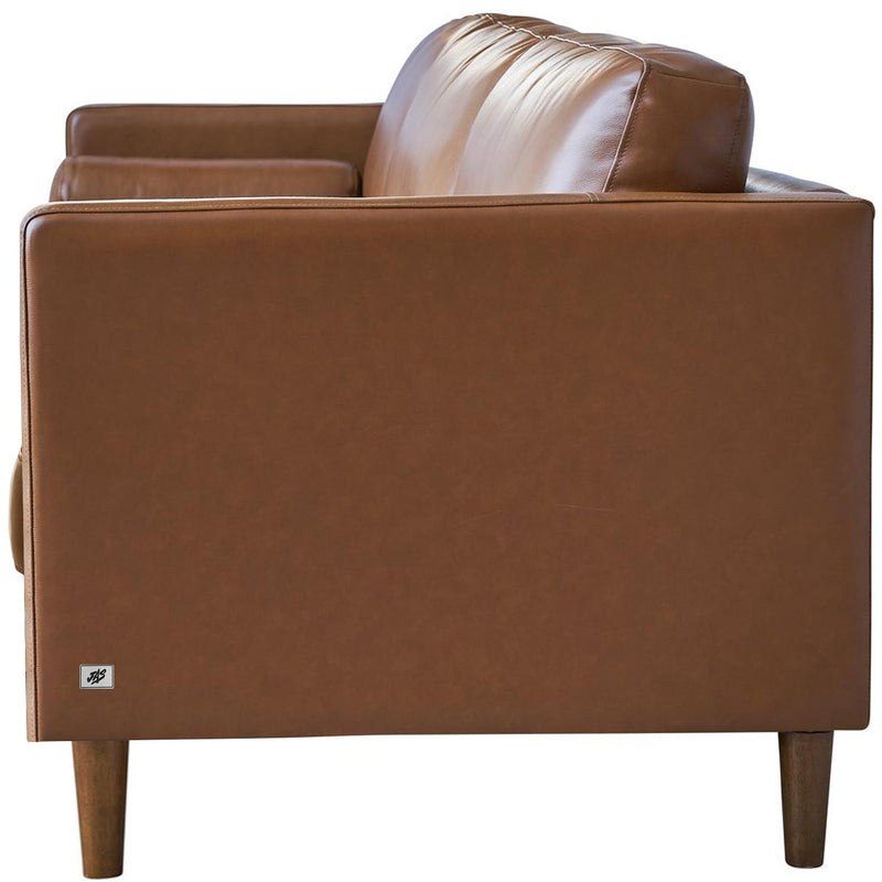  Elements International Stockholm Large Sofa in Fiero Tan (Top Grain/PVC) IMAGE 3