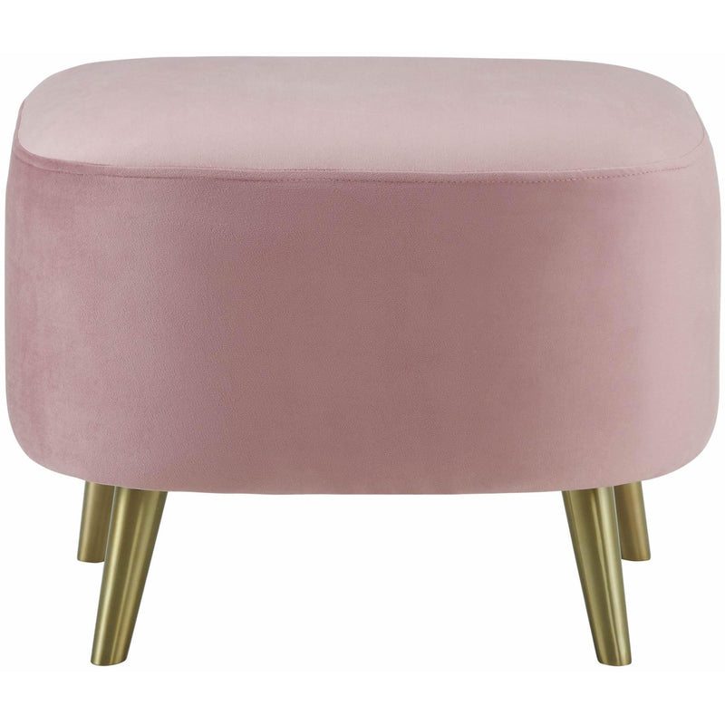  Elements International Trinity Ottoman In Broadway Blush IMAGE 2