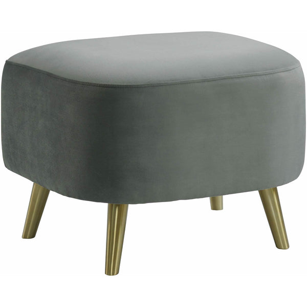  Elements International Trinity Ottoman In Broadway Gun Metal IMAGE 1