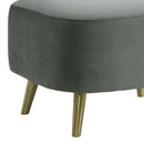  Elements International Trinity Ottoman In Broadway Gun Metal IMAGE 3