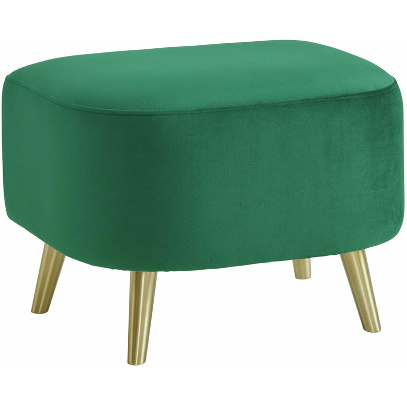  Elements International Trinity Ottoman In Broadway Emerald IMAGE 1