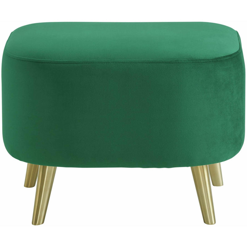  Elements International Trinity Ottoman In Broadway Emerald IMAGE 2