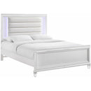  Elements International Twenty Nine Youth Full Bed White IMAGE 1
