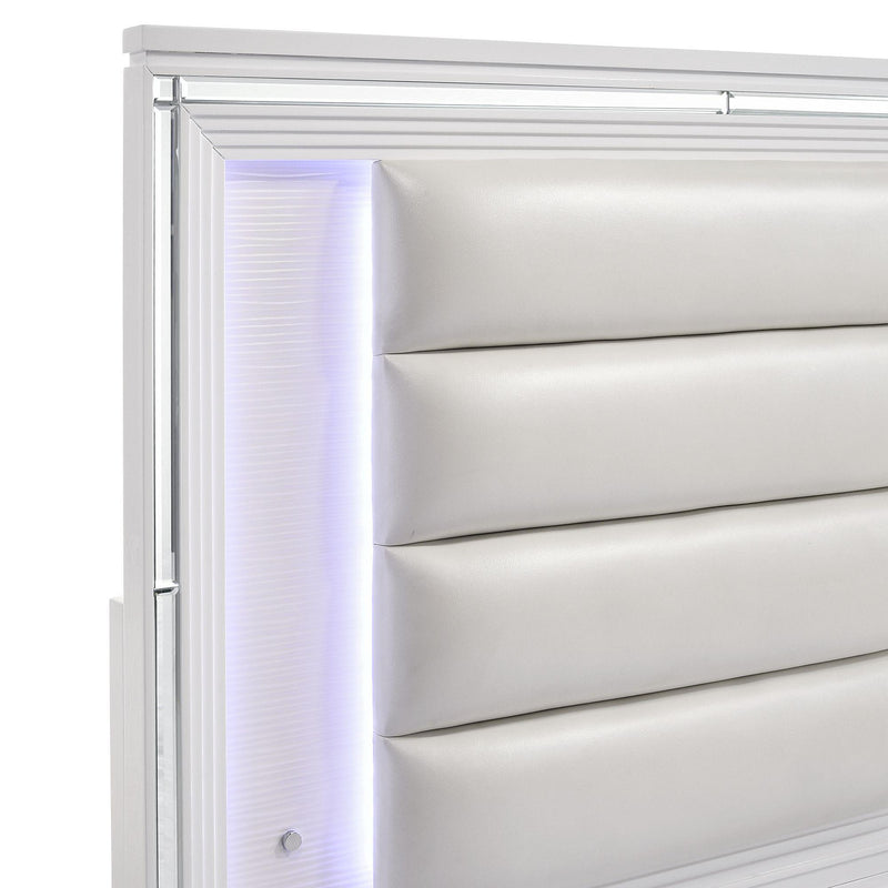  Elements International Twenty Nine Youth Twin Bed White IMAGE 5