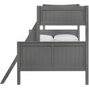  Elements International Sami Twin Over Full Bunk Grey IMAGE 3