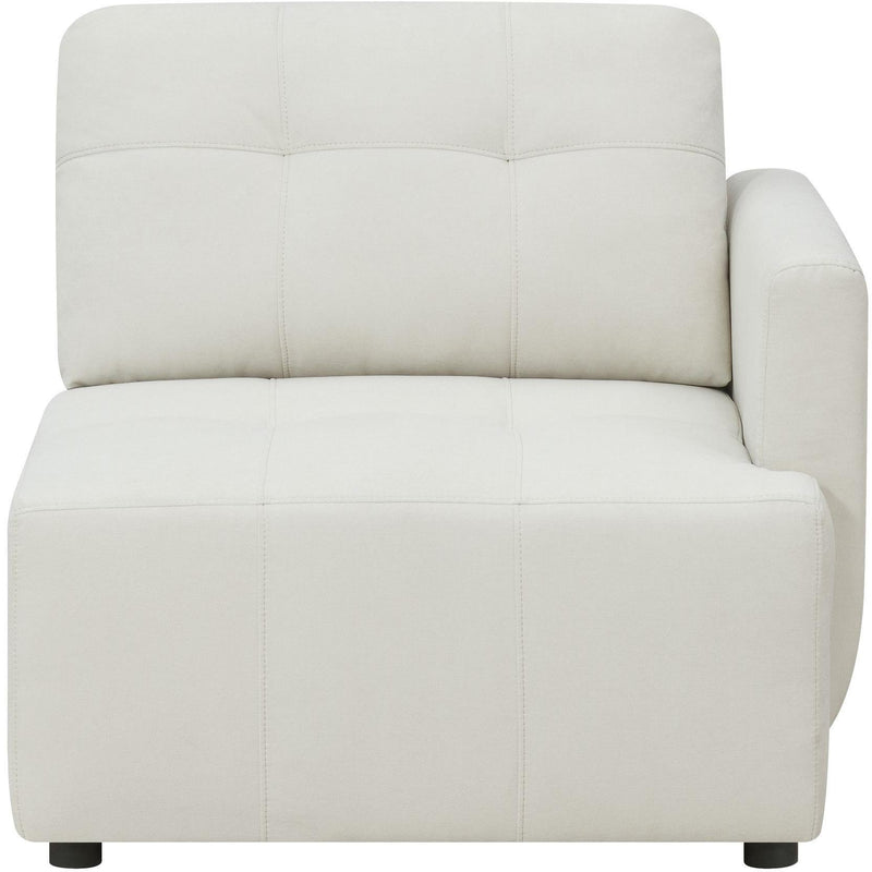  Elements International Armani LSF Chaise Modular 6 pc Sectional Natural IMAGE 11