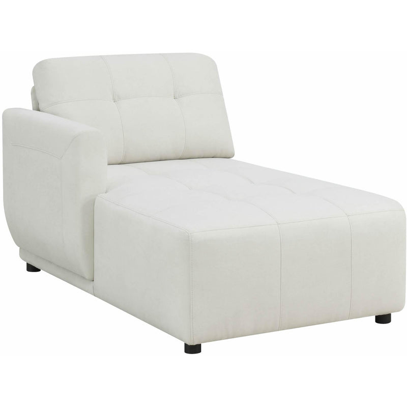  Elements International Armani LSF Chaise Modular 6 pc Sectional Natural IMAGE 4