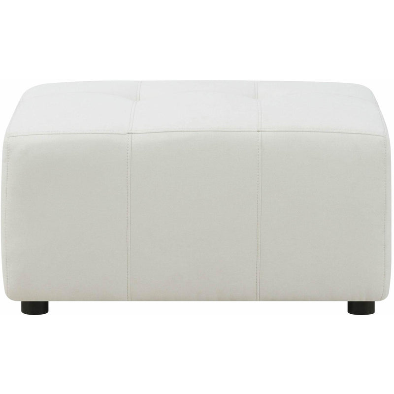  Elements International Armani LSF Chaise Modular 6 pc Sectional with Ottoman Natural IMAGE 13