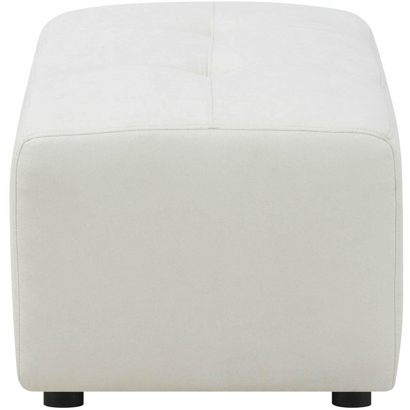  Elements International Armani LSF Chaise Modular 6 pc Sectional with Ottoman Natural IMAGE 14