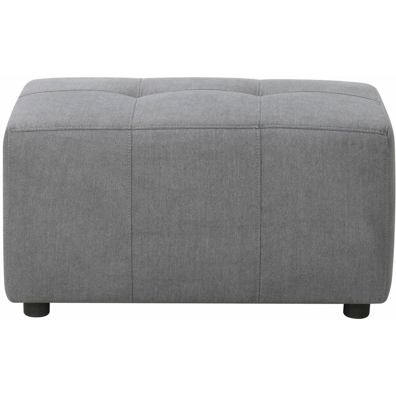  Elements International Armani LSF Chaise Modular 6 pc Sectional with Ottoman Charcoal IMAGE 14