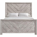  Elements International Ellen EL700QB Queen Bed - White IMAGE 2