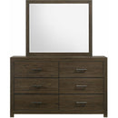  Elements International Hendricks Dresser & Mirror Set IMAGE 2