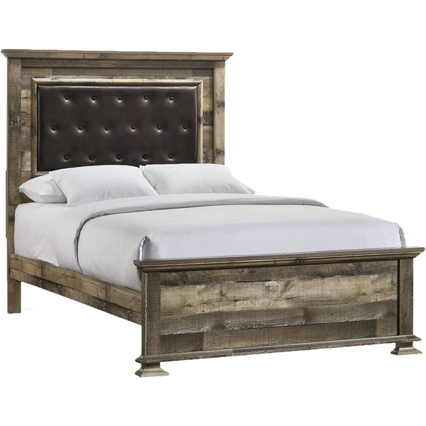  Elements International Cortez Full Panel Bed in Drift IMAGE 1