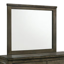 Elements International Maverick Dresser & Mirror Grey IMAGE 3