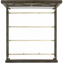  Elements International Maverick King Panel Bed Grey IMAGE 3