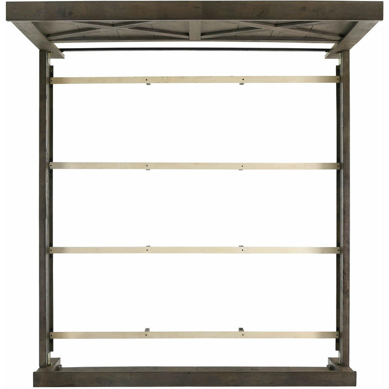  Elements International Maverick King Panel Bed Grey IMAGE 3