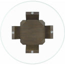  Elements International Dapper Round Dining Table IMAGE 3