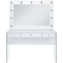  Elements International Jacey Complete Vanity with Lightbulbs IMAGE 2