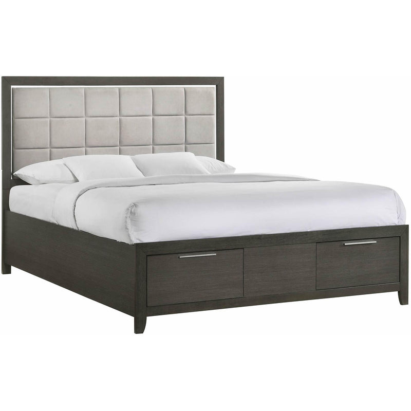  Elements International Malika King Storage Bed IMAGE 1