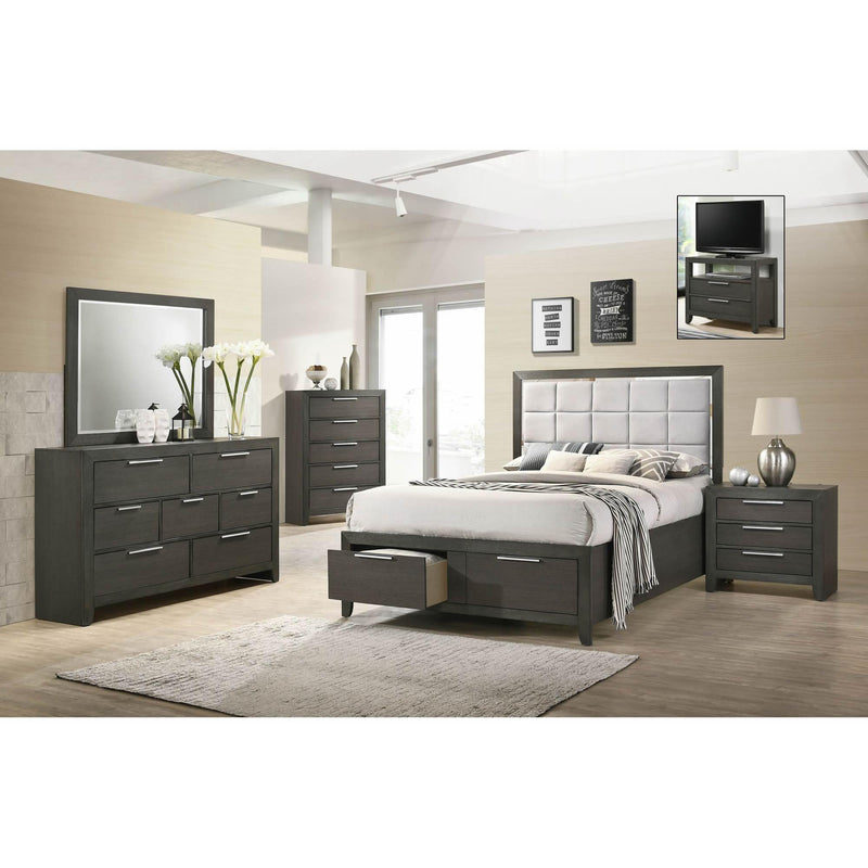  Elements International Malika Queen Storage Bed IMAGE 7