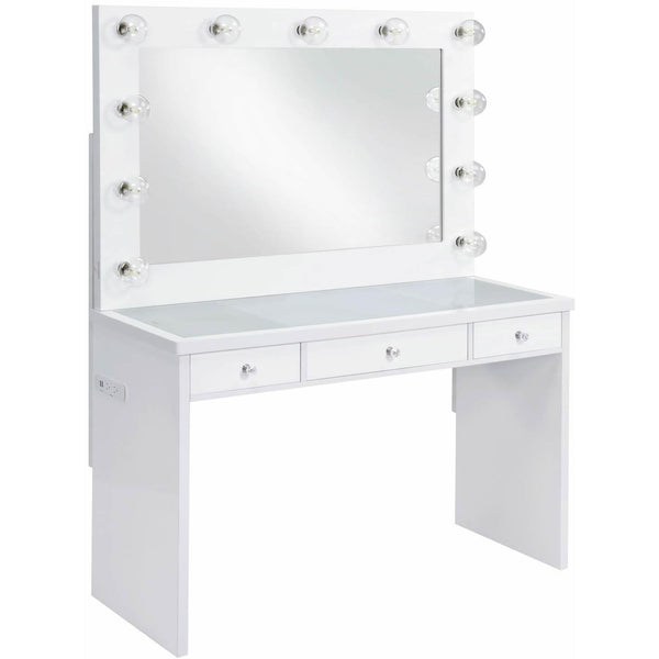  Elements International Ariana Complete Vanity with Lightbulbs IMAGE 1