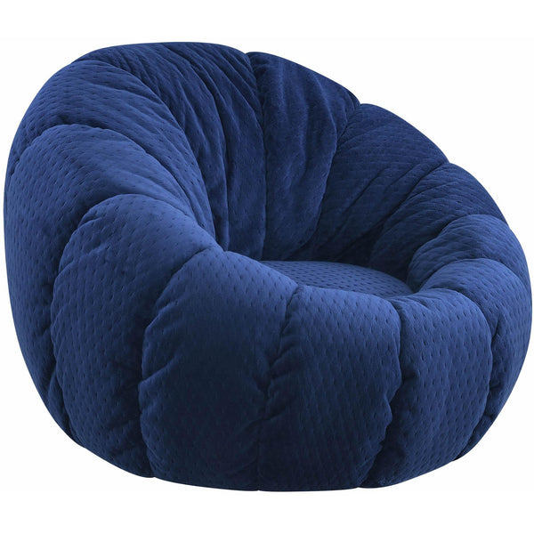  Elements International Derby Chair In Comet Cobalt IMAGE 1