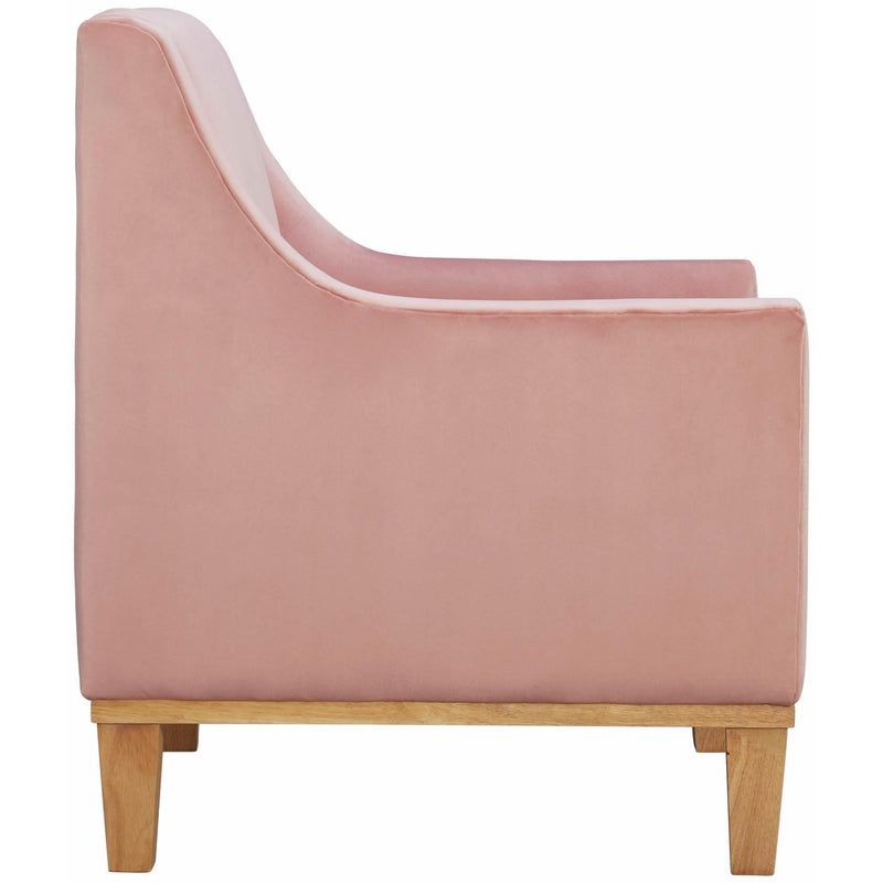  Elements International Palmer Chair Blond Ash Distressed Wood Royale Blush IMAGE 3