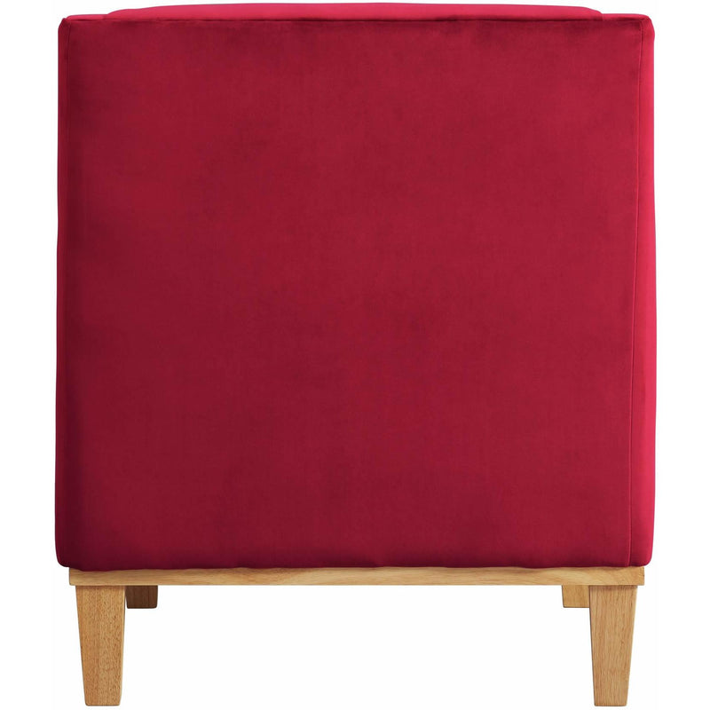  Elements International Palmer Chair Blond Ash Distressed Wood Royale Ruby IMAGE 4