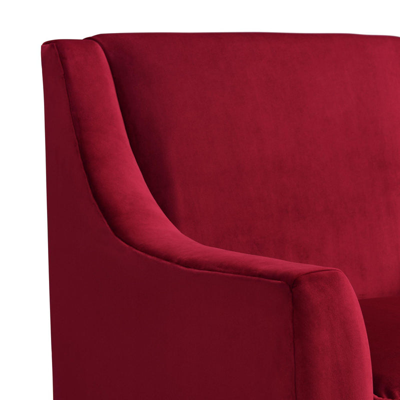  Elements International Palmer Chair Blond Ash Distressed Wood Royale Ruby IMAGE 5