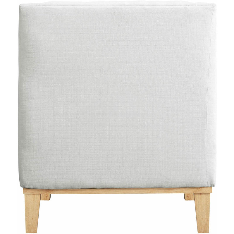  Elements International Palmer Chair Blond Ash Distressed Wood Garrison Cotton IMAGE 6