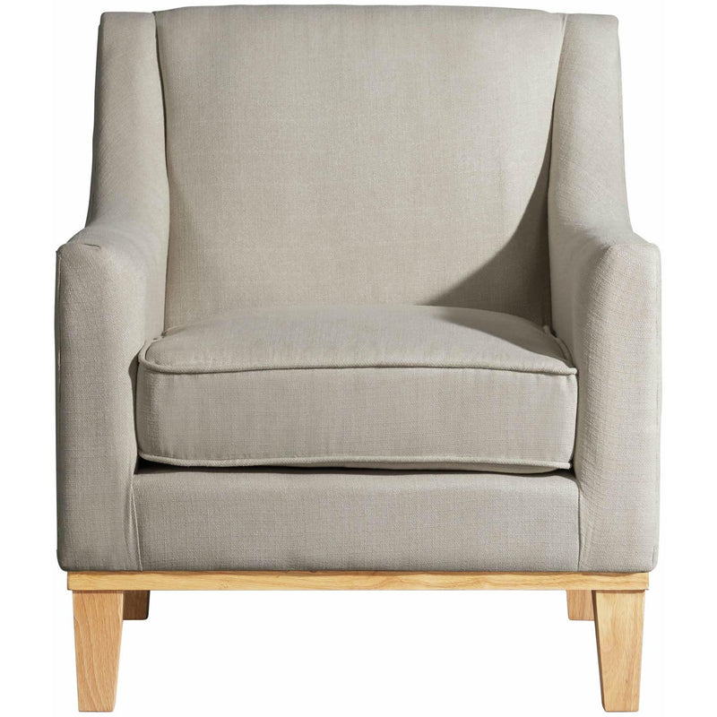  Elements International Palmer Chair Blond Ash Distressed Wood Garrison Hemp IMAGE 2