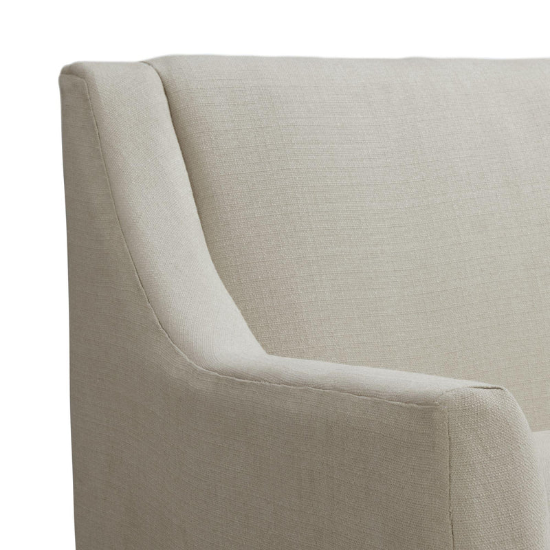  Elements International Palmer Chair Blond Ash Distressed Wood Garrison Hemp IMAGE 5