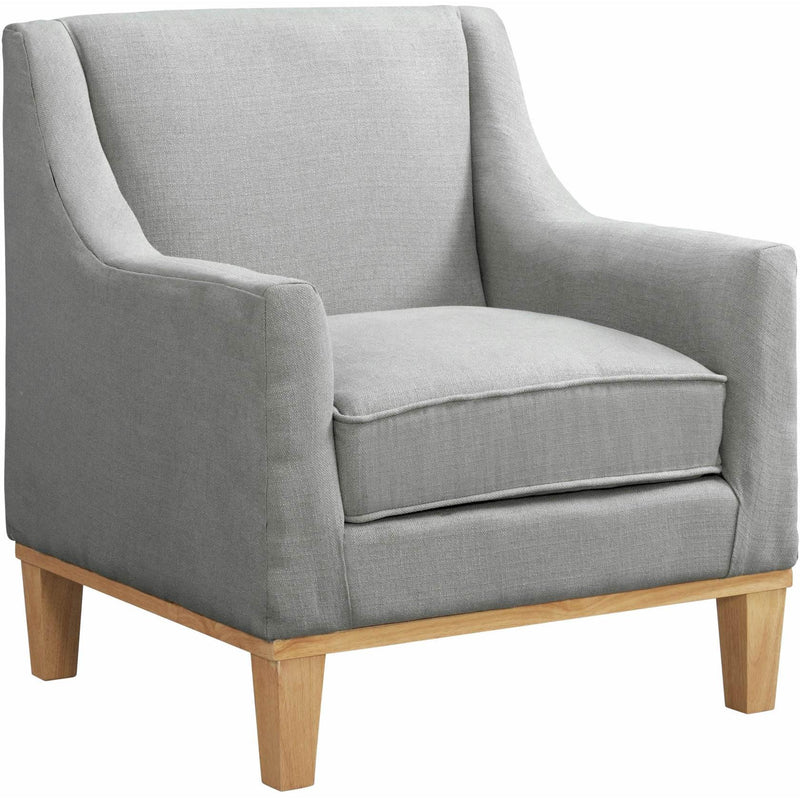  Elements International Palmer Chair Blond Ash Distressed Wood Garrison Grey IMAGE 1
