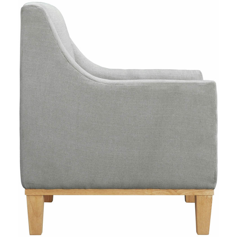  Elements International Palmer Chair Blond Ash Distressed Wood Garrison Grey IMAGE 3