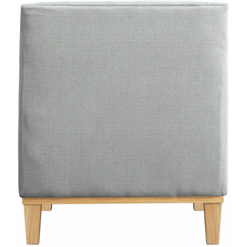  Elements International Palmer Chair Blond Ash Distressed Wood Garrison Grey IMAGE 4
