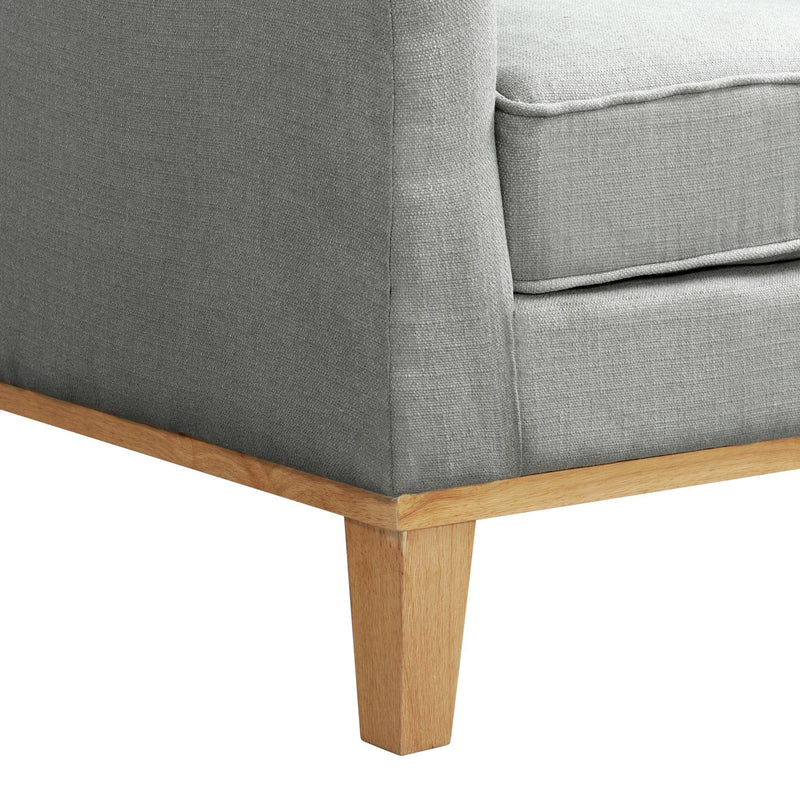 Elements International Palmer Chair Blond Ash Distressed Wood Garrison Grey IMAGE 6