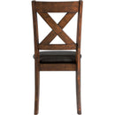  Elements International Alex Dining Side Chair - Espresso IMAGE 4