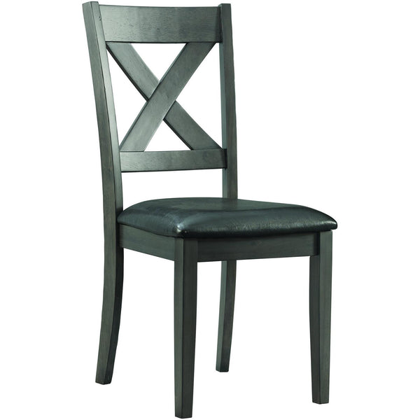  Elements International Alex Dining Side Chair Grey IMAGE 1