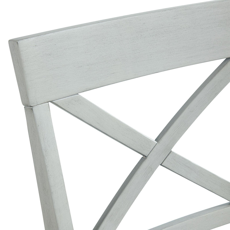  Elements International El Paso Counter Side Chair With Cream/Natural IMAGE 5