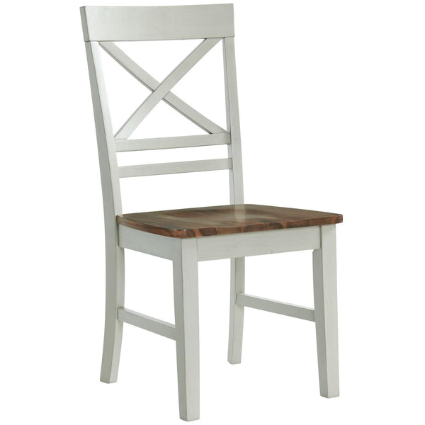  Elements International El Paso Dining Side Chair With Cream/Natural IMAGE 1
