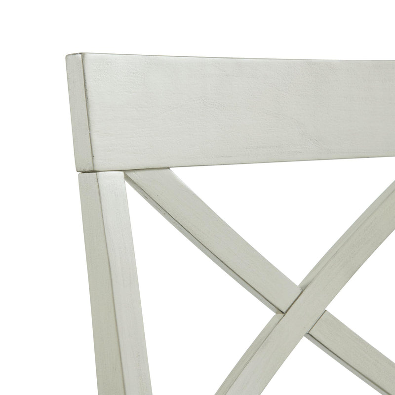  Elements International El Paso Dining Side Chair With Cream/Natural IMAGE 5