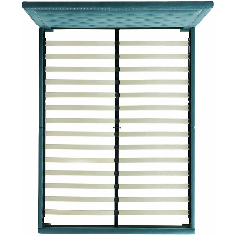  Elements International Tiffany Full Bed in Broadway Marine Blue IMAGE 3