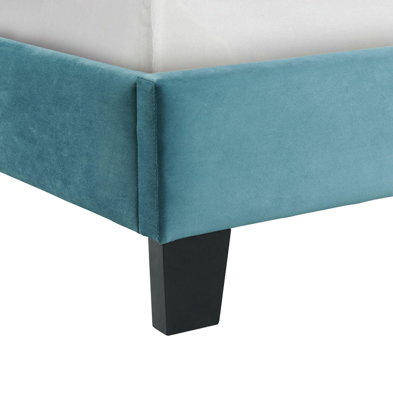  Elements International Tiffany Full Bed in Broadway Marine Blue IMAGE 5