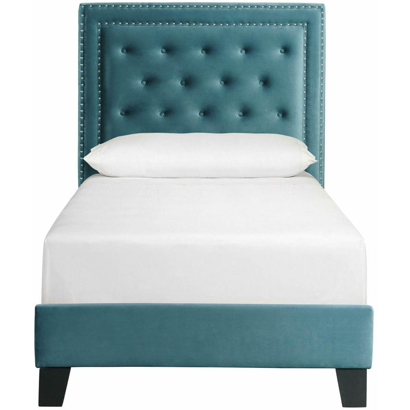  Elements International Tiffany Twin Bed in Broadway Marine Blue IMAGE 2